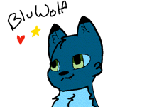 Bluwolf fanart~
