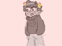 Karkat Vantas walk cycle.