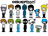 SI Characters Descriptions/Backstories Pt1
