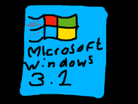 Windows 3.1 art