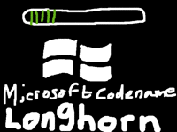 Windows longhorn art