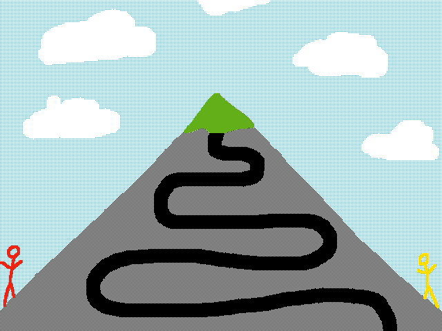 The mountain