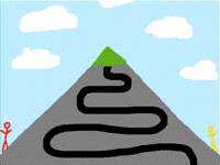 The mountain