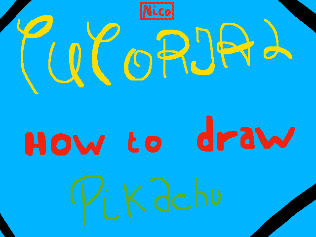 Tutorial : how to draw Pikachu