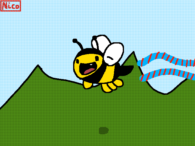 Flying bee