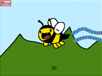 Flying bee