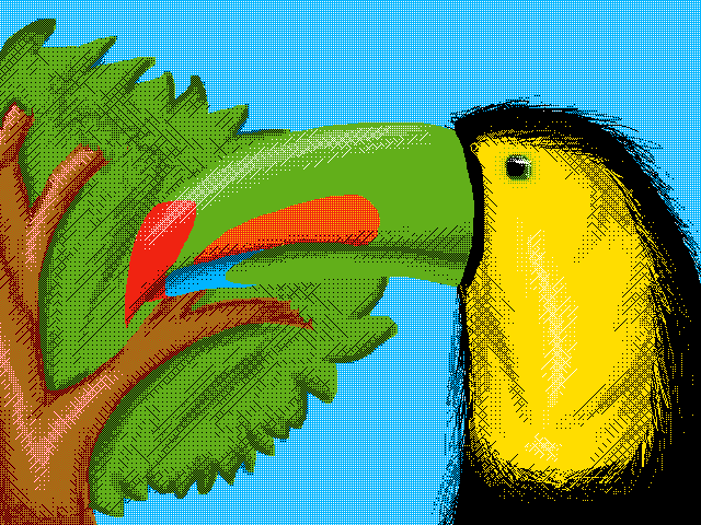 Realistic Toucan