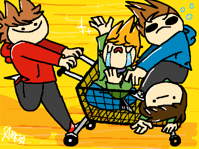 Mad cart riders (eddsworld bcuz yes)