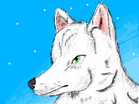 Realistic Arctic Wolf