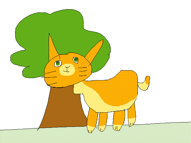 My 6 y/o cousin drew/animated this :333