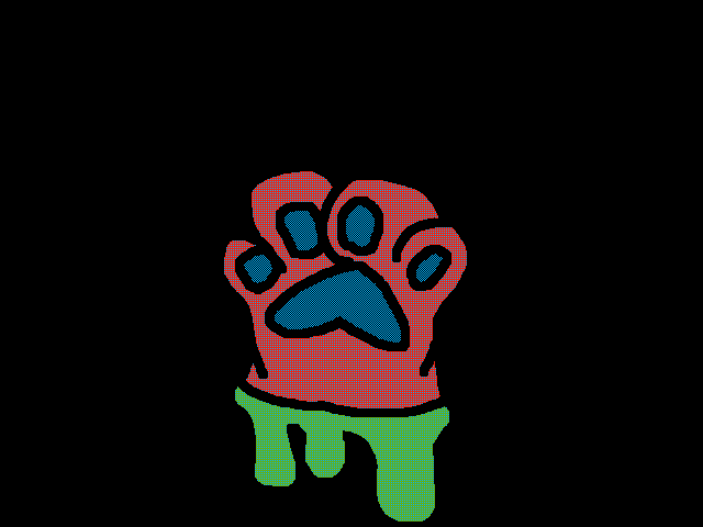 Wired paw animation :P
