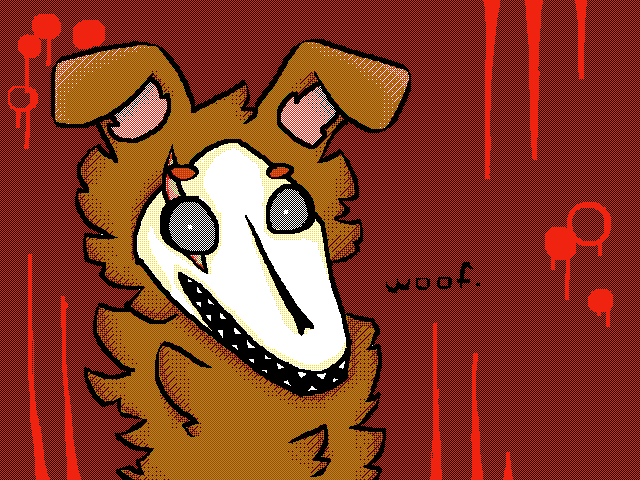 Spooky doggo