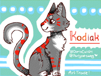 ArtTrade w/ my favourite swaggy cat @partycatswag