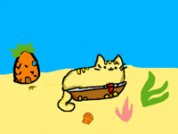 Catbob fluffy pants