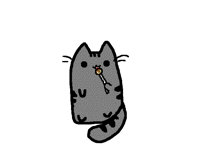 Pusheen with lolipop