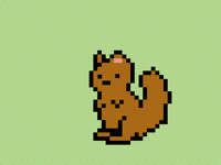 Pixel squirrel