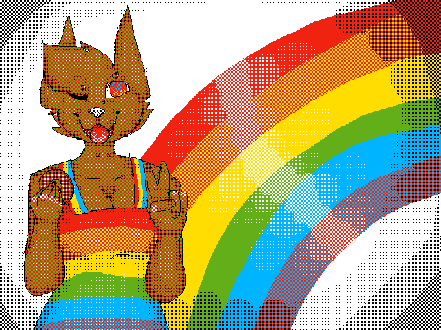 Rainbow gal