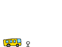 Blob getting hit by a bus