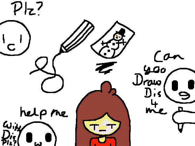 This is what ppl in my class do in art class to me