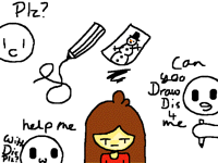 This is what ppl in my class do in art class to me