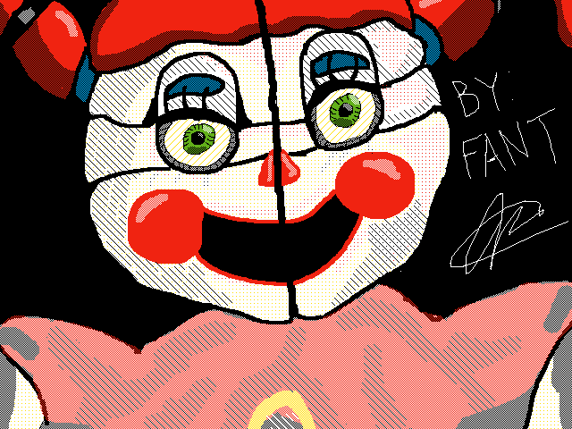 Sister location baby drawing p2