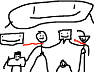Character group photo