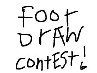 Foot draw contest