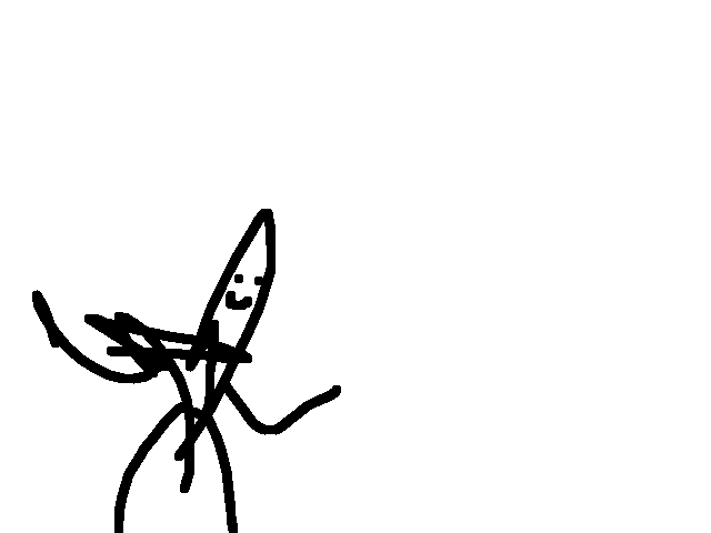 I drew this with my foot