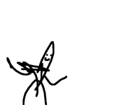 I drew this with my foot