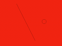 A real straight line and perfect circle (FLASH)