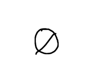 Spinning ban sign