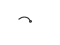 Line pulling a ball