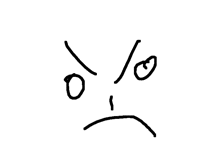 Beautiful picture from an angry face