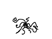 Squiggle character idea for winterical