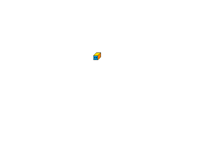 Winking cube