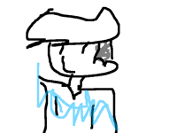 drew this with my nose