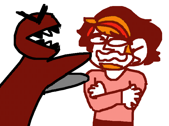 marc gets attacked by a wild enigma