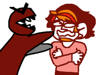 marc gets attacked by a wild enigma