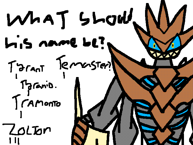 What should his name be? Plz make one..