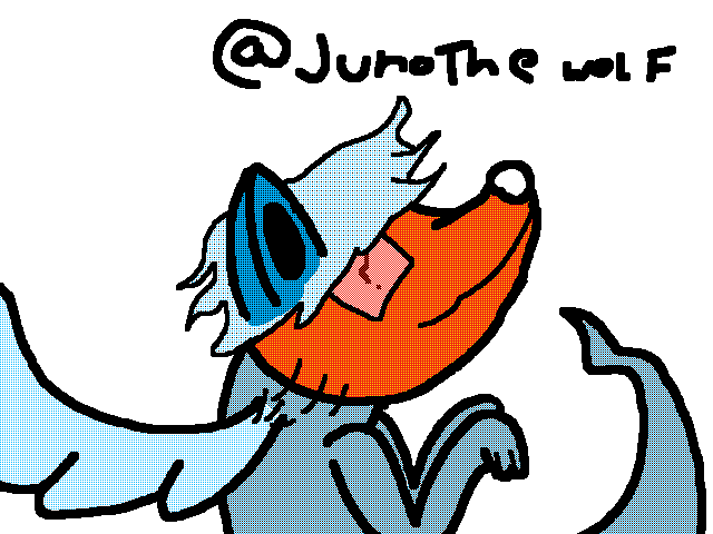 Art trade with @junothewolf