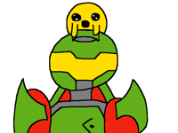 @puffle7373 took a picture with doomguy!