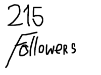 215 followers. (Flash warning