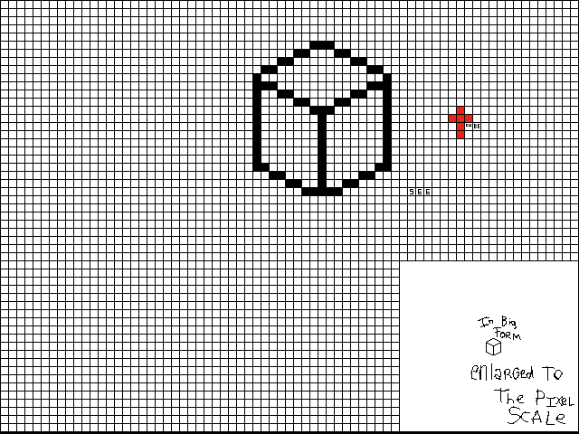3d cube enlarged