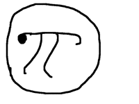 Circle with PI in it