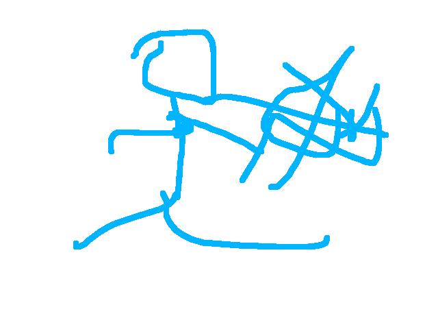 I drew tis wif my nose