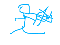 I drew tis wif my nose