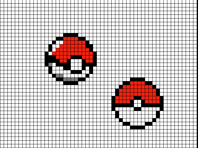 pokeball pixel art