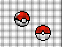 pokeball pixel art