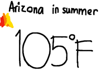 ARIZONA IN SUMMER (whatIhaveTOdealWITHinSUMMER)