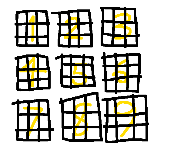 Some tic tac toe i made